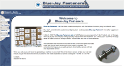 Desktop Screenshot of bluejayfasteners.com